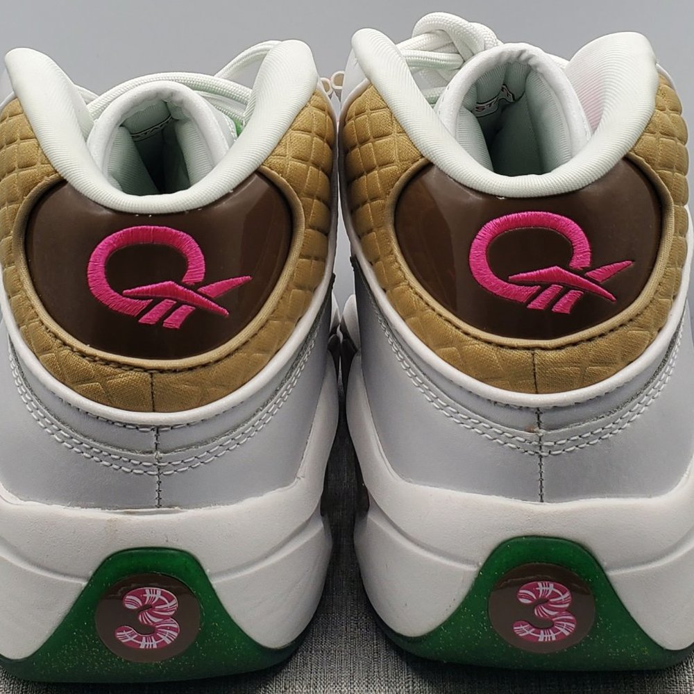 Reebok x Hasbro Question Mid Men's Size 10 'Candy Land' White GZ8826 Rare - Picture 8 of 9